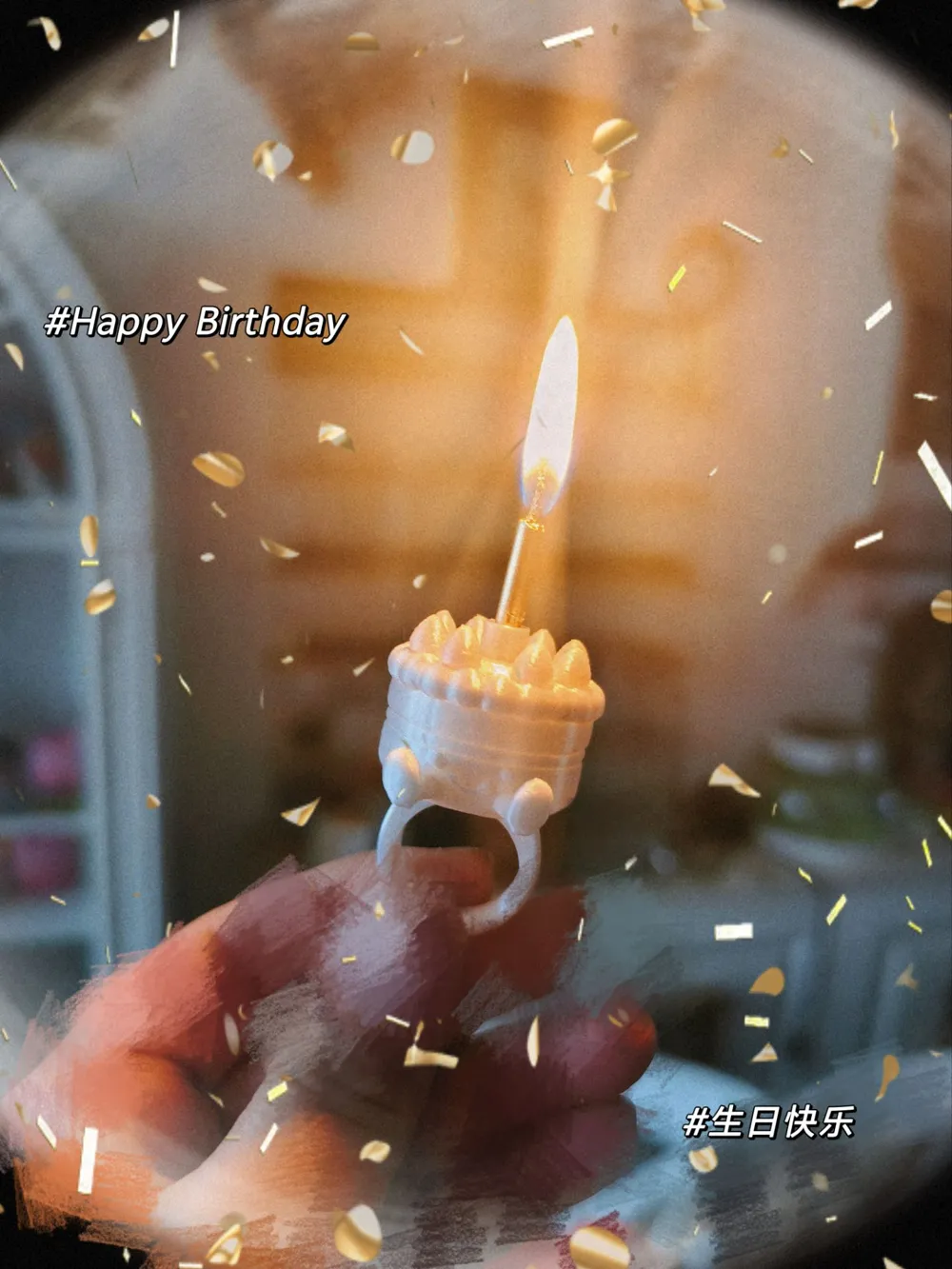 Jelly Cat jellycat草莓蛋糕生日蛋糕蜡烛戒指, photo 3 of 4 - Jelly Cat jellycat草莓蛋糕生日蛋糕蜡烛戒指 Household
