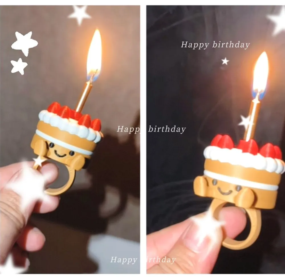 Jelly Cat jellycat草莓蛋糕生日蛋糕蜡烛戒指, photo 4 of 4 - Jelly Cat jellycat草莓蛋糕生日蛋糕蜡烛戒指 Household