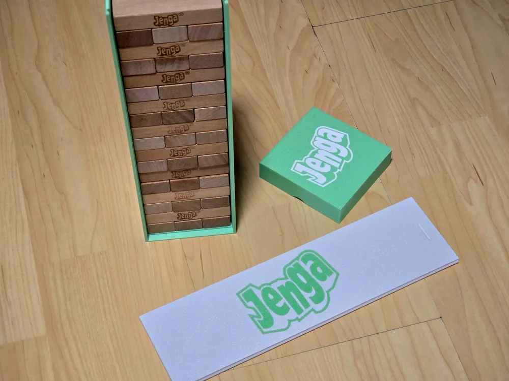 Jenga box without glue, another view - Storage Bins & Boxes, holder