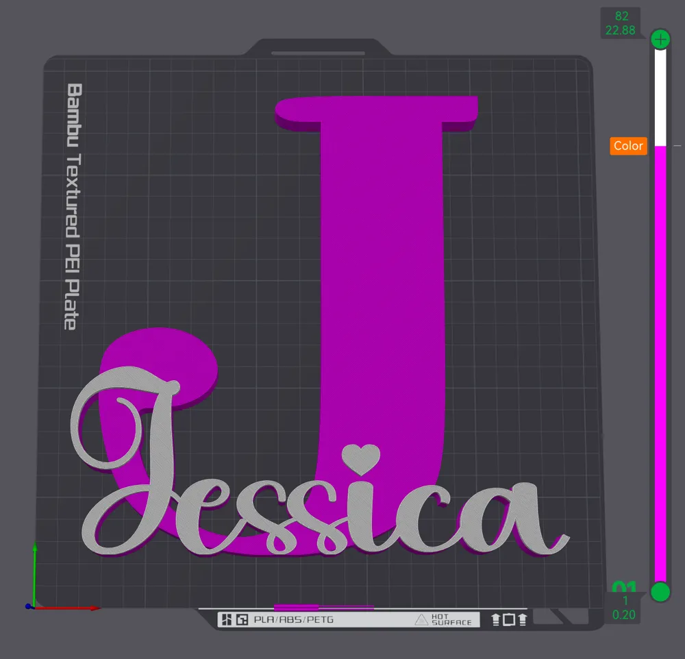 JESSICA name ornament sign nametag, photo 2 of 4 - Custom & Name Signs, names