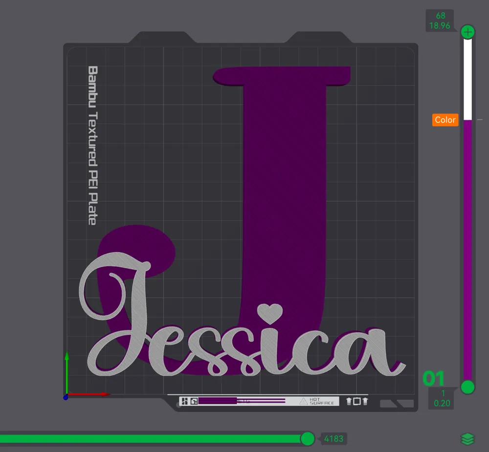 JESSICA name ornament sign nametag, photo 3 of 4 - Custom & Name Signs, namesign