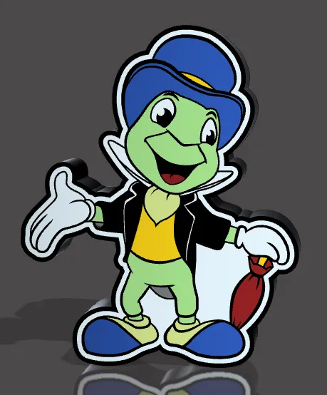 Jiminy Cricket Lightbox, photo 3 of 4 - Jiminy Cricket Lightbox Household