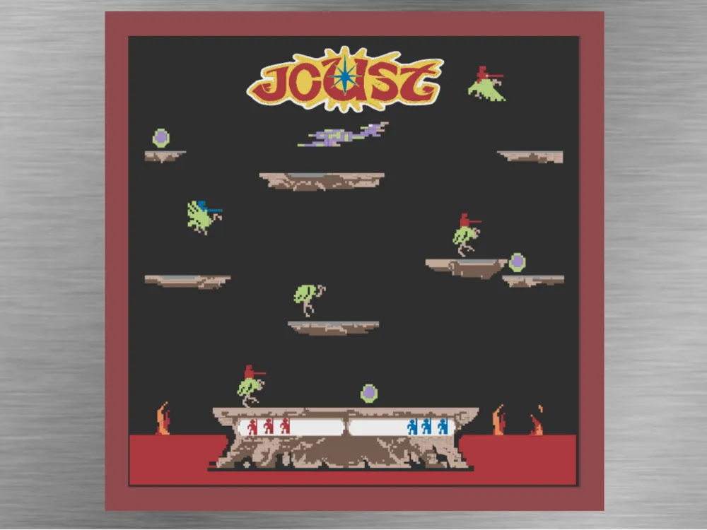 Joust Arcade -Game Space 140 x140 mm