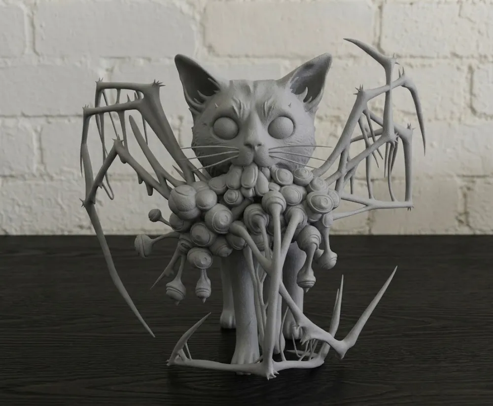 Junji Ito's Cat Diary Cat, photo 2 of 4 - Junji Ito's Cat Diary Cat Desk & Office