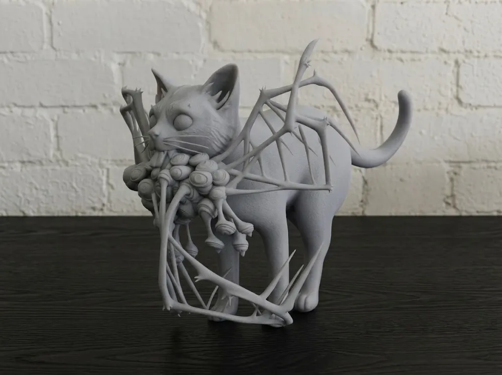 Junji Ito's Cat Diary Cat, photo 3 of 4 - Junji Ito's Cat Diary Cat Desk & Office