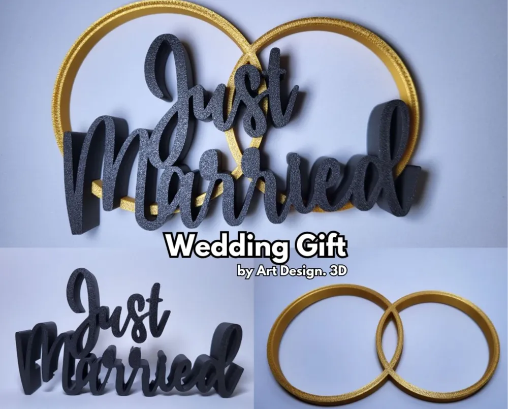 Just Married Wedding Gift