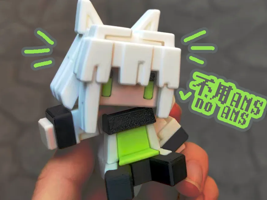 Arknights Kal'tsit Pixel Style Sitting Figure, photo 4 of 4 - Arknights Kal'tsit Pixel Style Sitting Figure Toys & Games