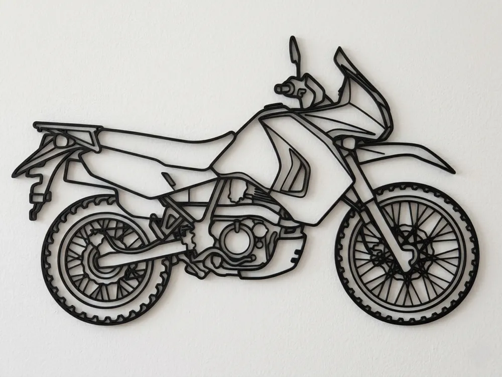 Kawasaki KLR650 2nd Gen Wall Art