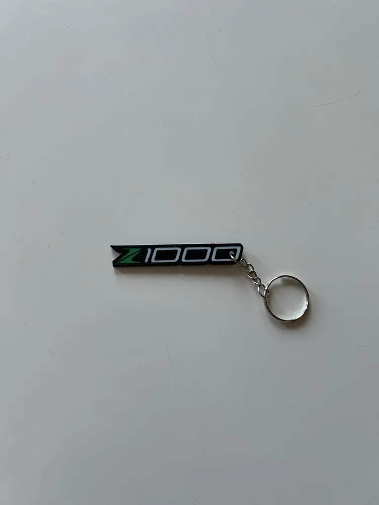 Kawasaki z1000 keychain, photo 2 of 4 - Kawasaki z1000 keychain Generative Art