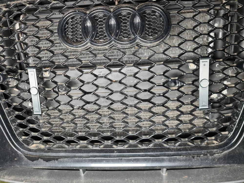 License plate holder Audi RS3 8P grill / radiator grille, photo 3 of 3 - Dumbbell, Kettlebell & Weight Accessories, audirs3