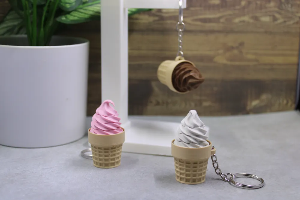 Keychain Clicker - Ice Cream Cone, photo 3 of 4 - Keychain Clicker - Ice Cream Cone Toys & Games