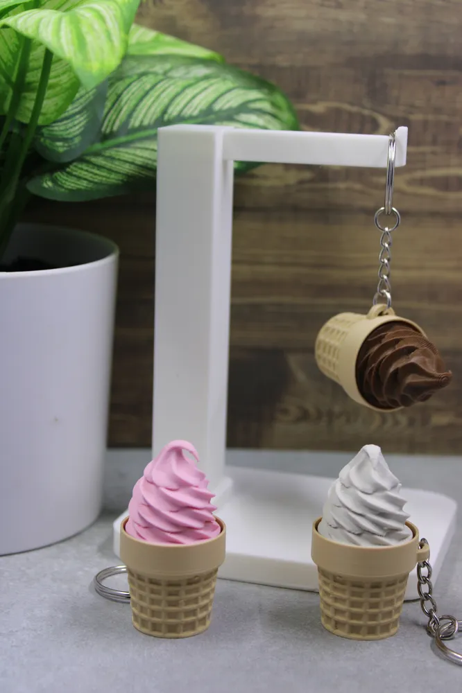Keychain Clicker - Ice Cream Cone, photo 4 of 4 - Keychain Clicker - Ice Cream Cone Toys & Games
