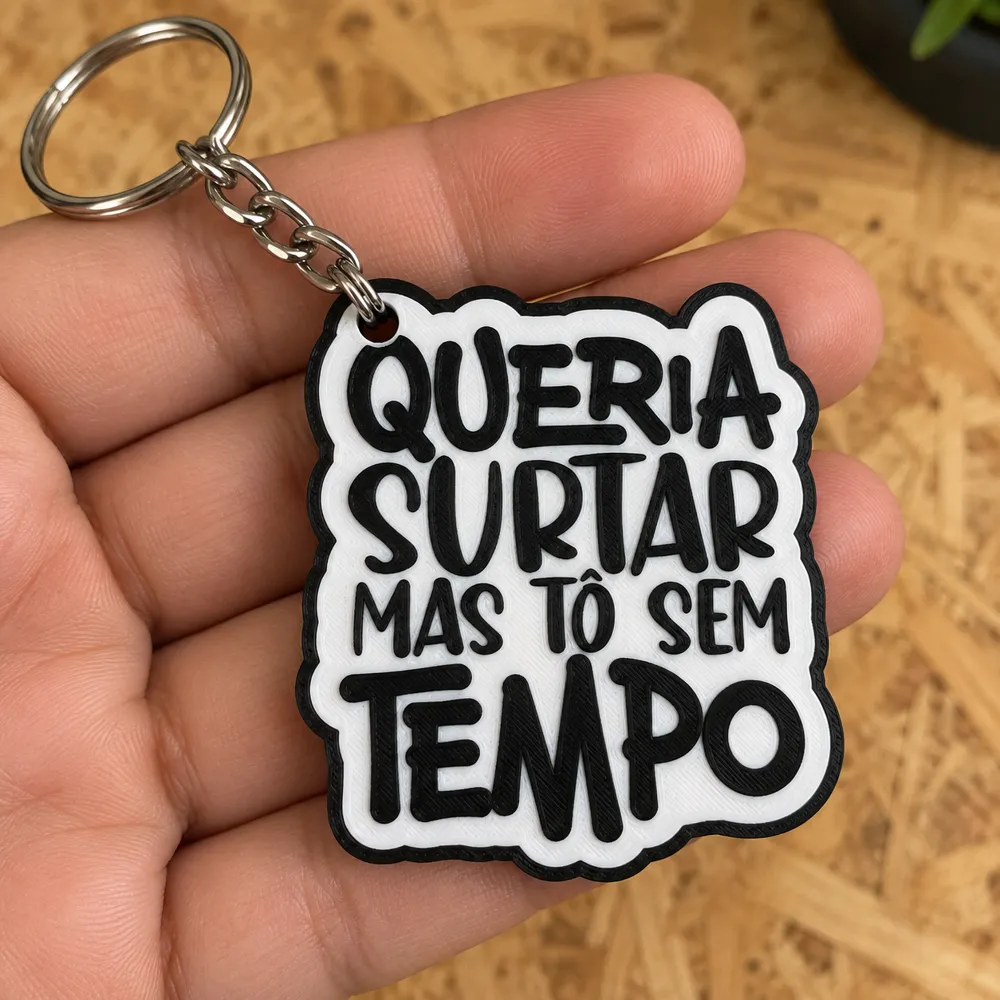 Funny Keychain, No Time to Snap, photo 2 of 4 - Funny Keychain, No Time to Snap Generative Art