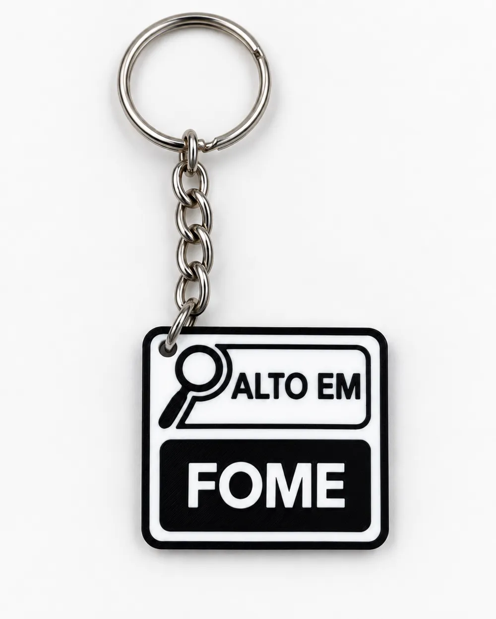 Chaveiro Embalagem “Alto em Fome”, photo 4 of 4 - Chaveiro Embalagem “Alto em Fome” Generative Art