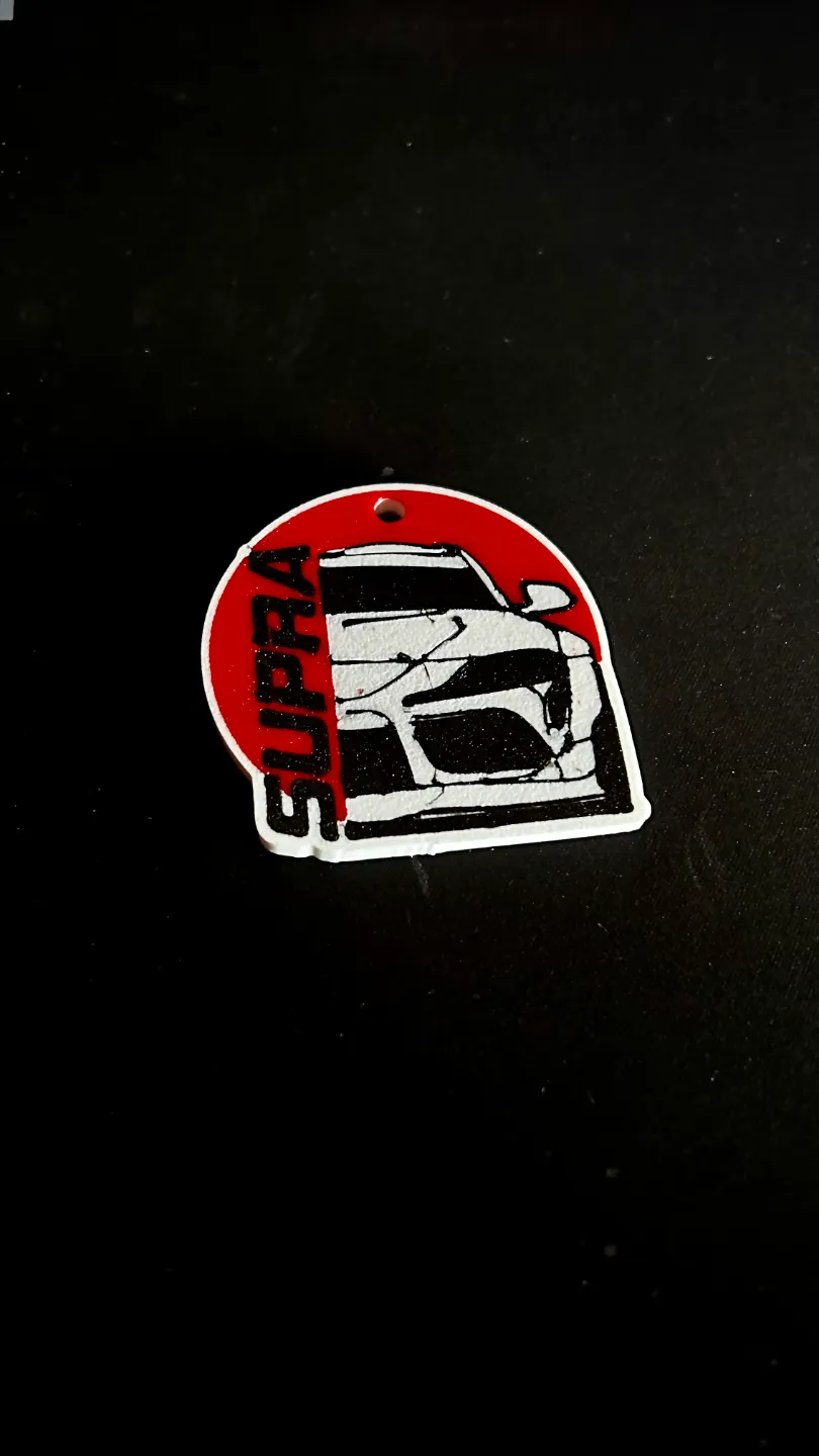 Keychain Toyota Supra, photo 2 of 4 - Keychain Toyota Supra Generative Art