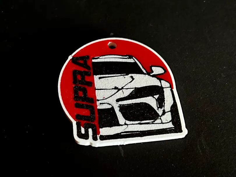Keychain Toyota Supra - Photo Keychains, in stock in India