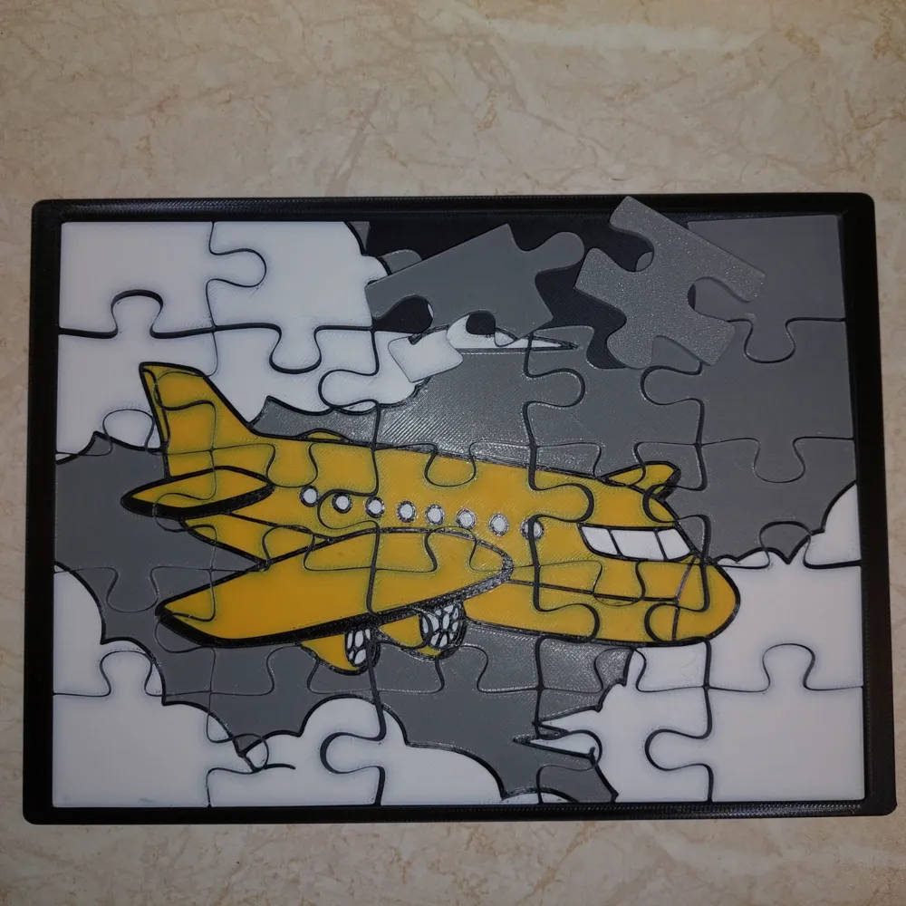 Kids Puzzle Airplane Ready, photo 2 of 4 - Kids Puzzle Airplane Ready Education