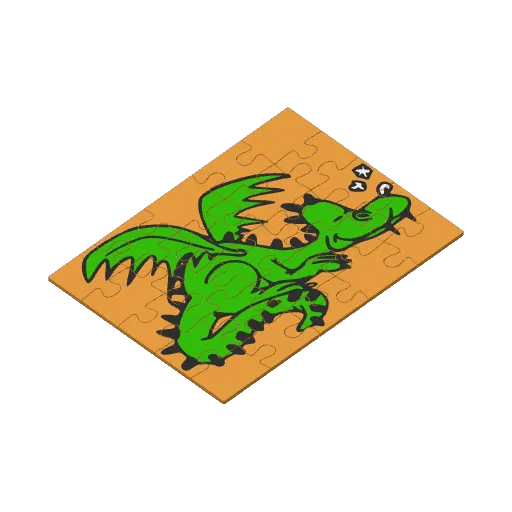 Kids puzzle Dragon, photo 3 of 4 - Kids puzzle Dragon Education