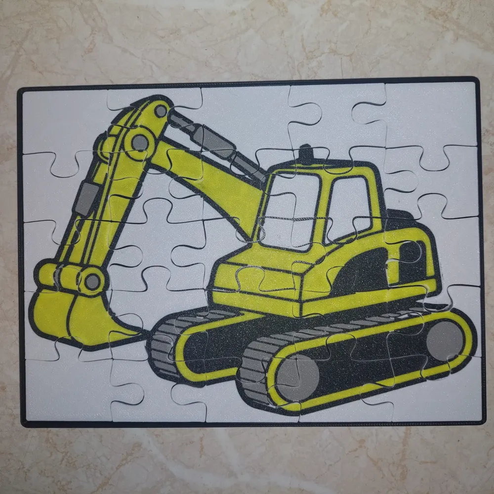Kids Puzzle Excavator, photo 2 of 4 - Kids Puzzle Excavator Toys, Games & Hobbies