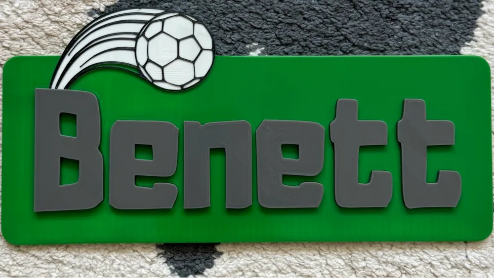 Kids Room, Door Decor, Nameplate, Benett - Decor, in stock in India