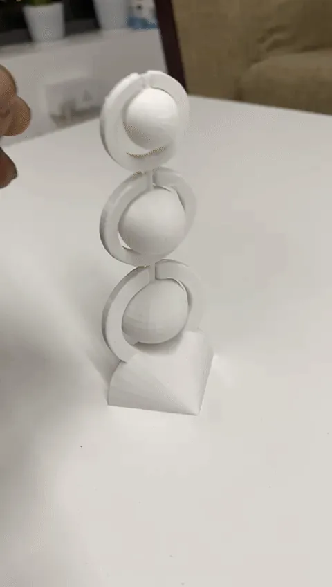 kinetic balance sculpture, photo 2 of 4 - kinetic balance sculpture Home Decor Items