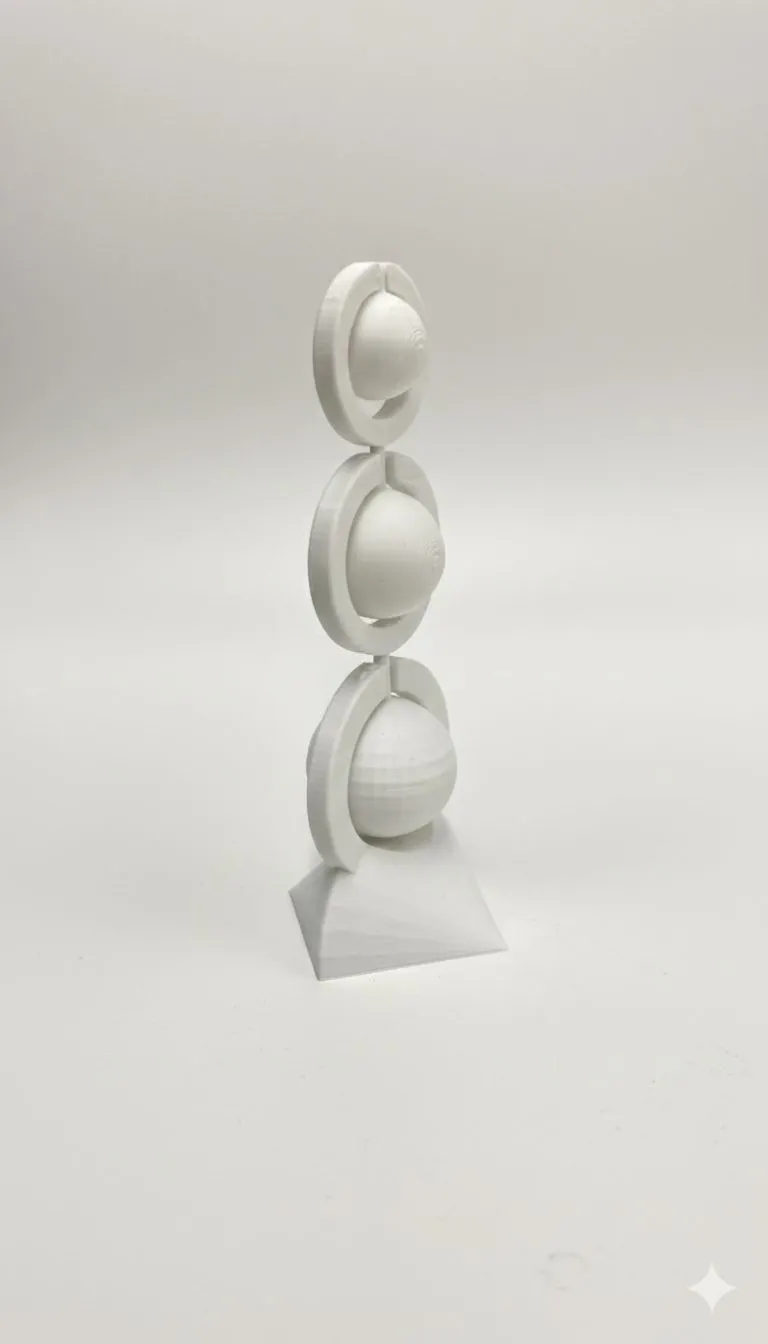 kinetic balance sculpture, photo 3 of 4 - kinetic balance sculpture Home Decor Items