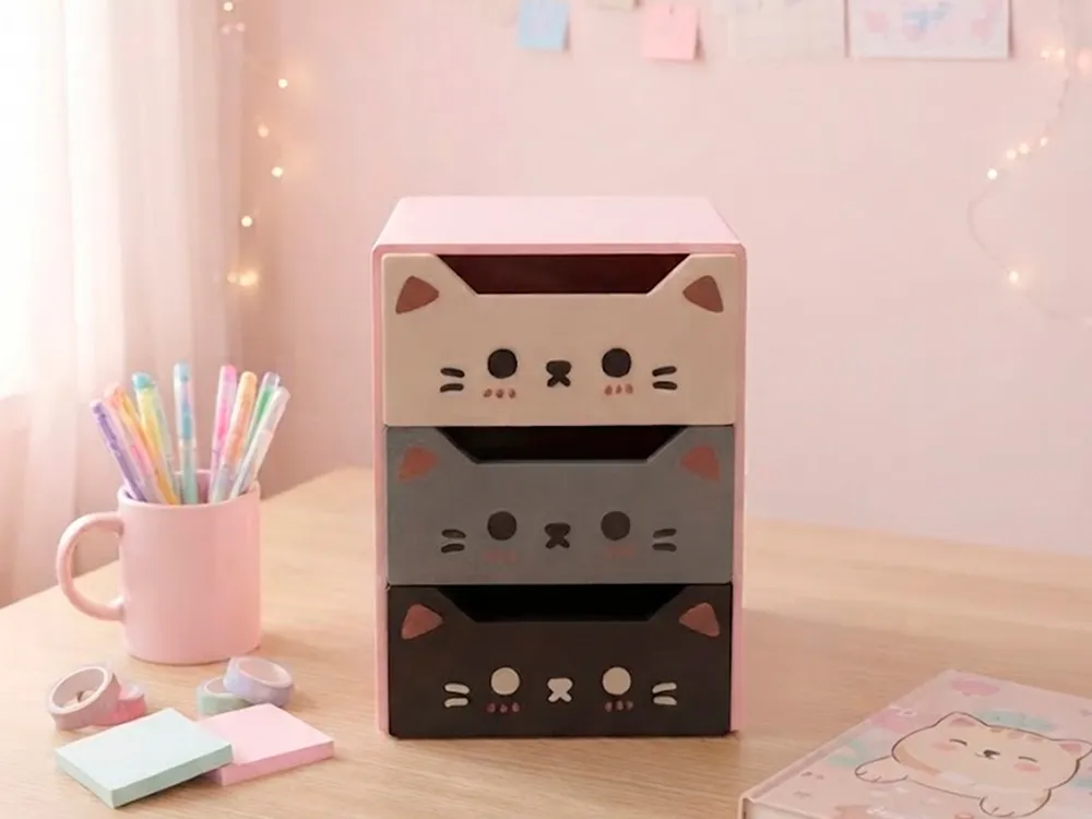 Kittens Drawer Desk Organizer - Desk Drawers & Trays, in stock
