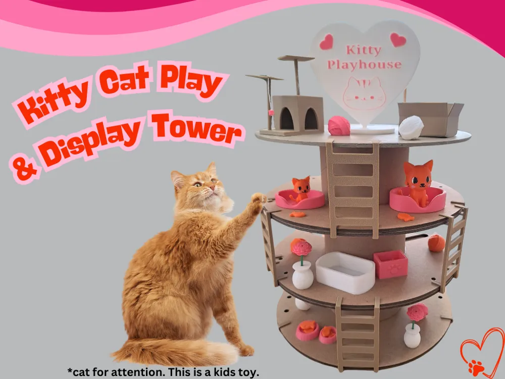 Kitty Cat Play and Display House