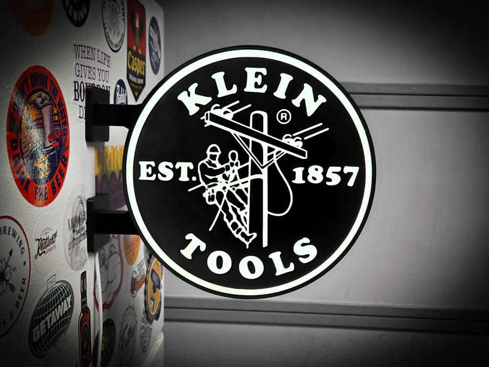 KLEIN TOOLS ~ 2-Sided Round Lightbox, photo 4 of 4 - KLEIN TOOLS ~ 2-Sided Round Lightbox Household