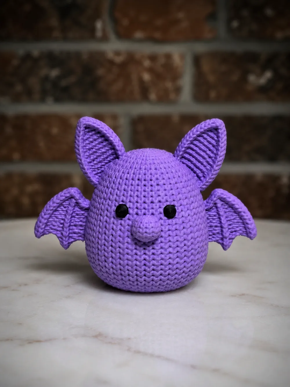 Knitted Bat, photo 2 of 4 - Knitted Bat Miniatures