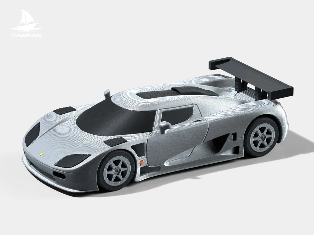 Koenigsegg CCGT GT1 Race Car Model