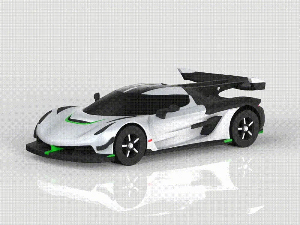 Koenigsegg Jesko Car Model
