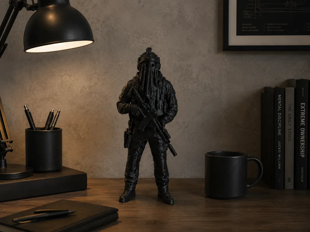 Tactical Operator Konig Figurine, photo 4 of 4 - Tactical Operator Konig Figurine Household