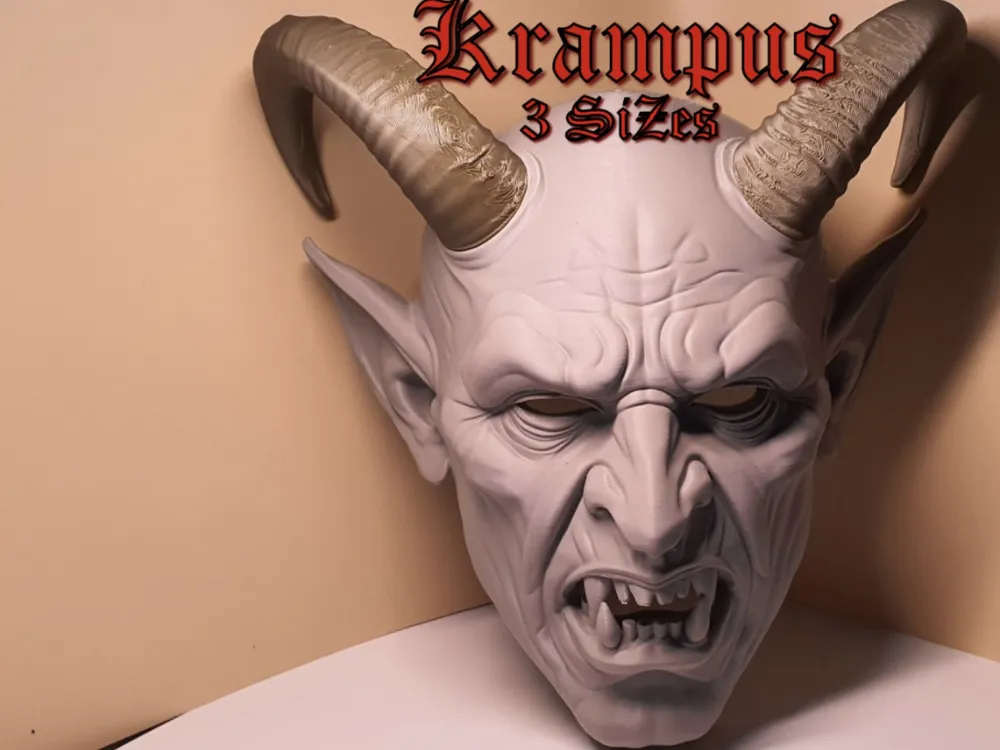 Krampus Mask 3 Sizes