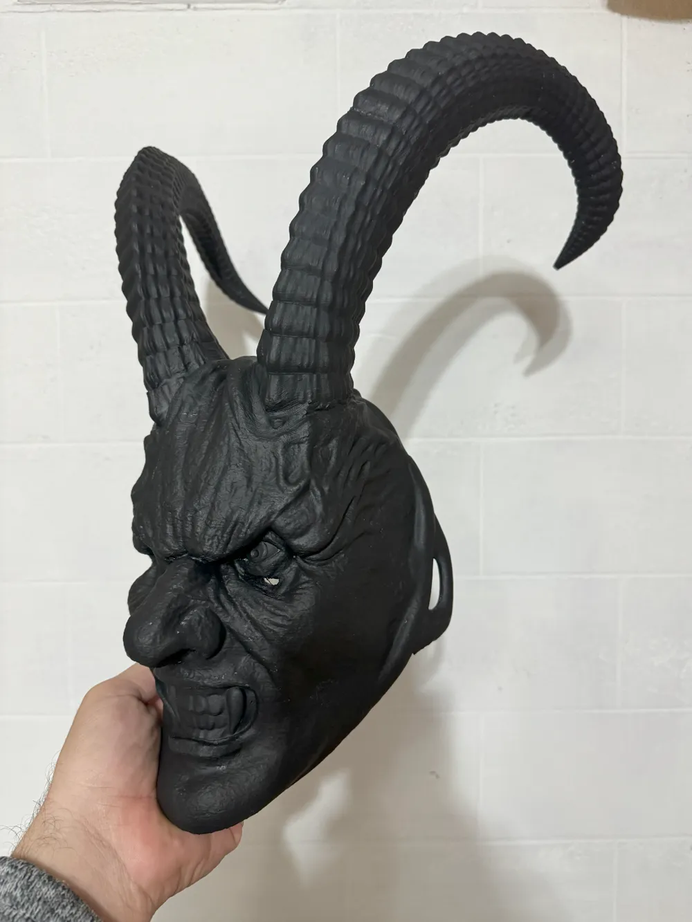 Krampus mask, photo 3 of 4 - Krampus mask Props & Cosplay