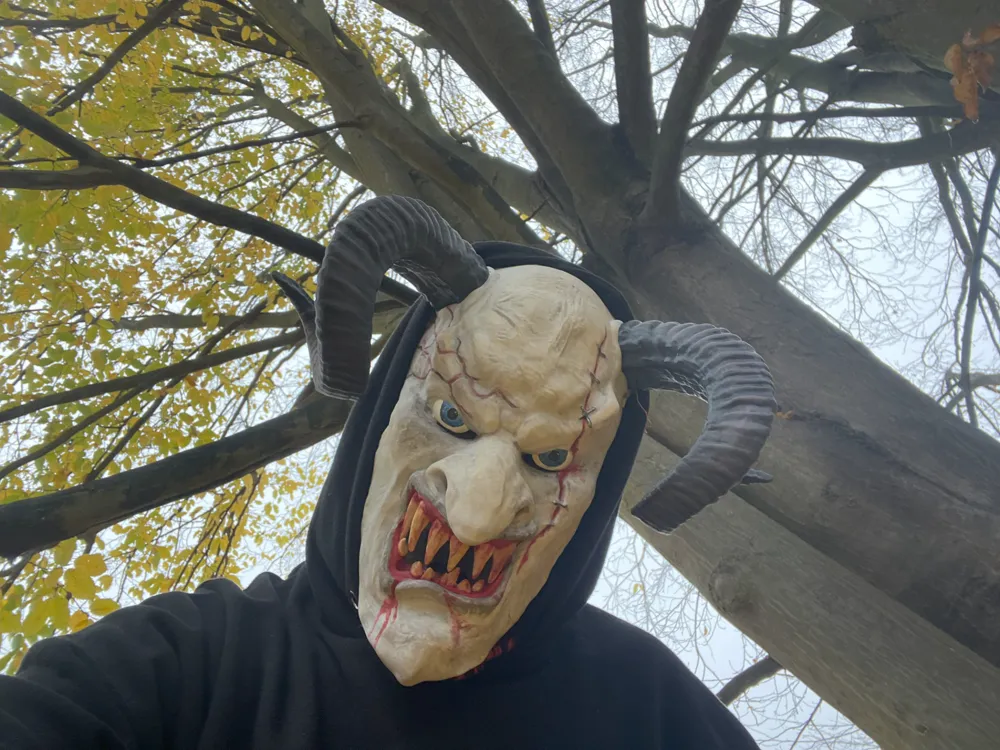 Krampus mask traditional, photo 3 of 4 - Krampus mask traditional Props & Cosplay