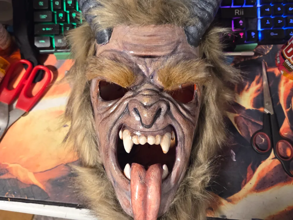 The mask of Krampus!