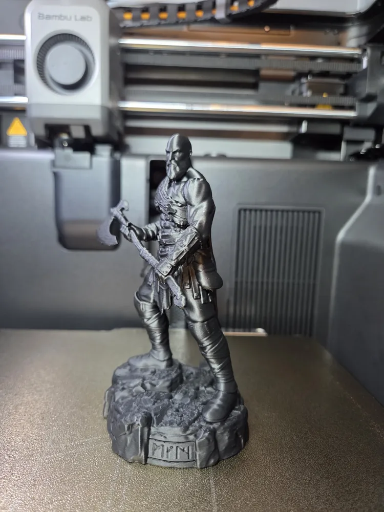 Kratos God of War Leviathan Axe Statue, photo 3 of 4 - Kratos God of War Leviathan Axe Statue Figurines & Collectibles
