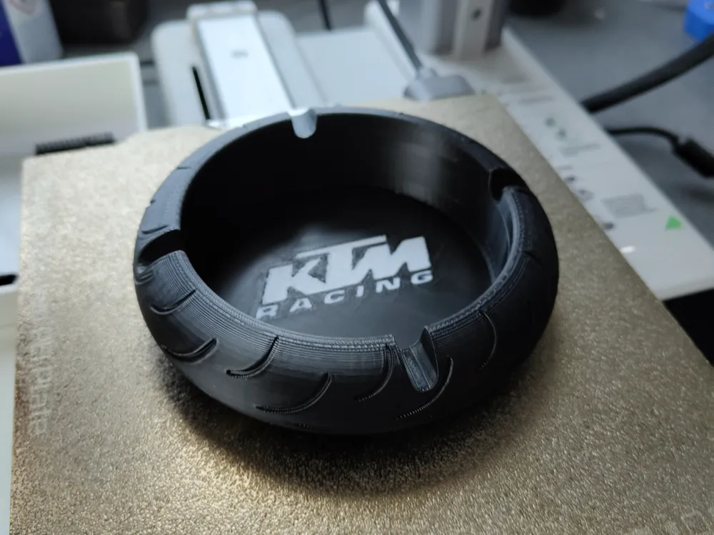 KTM motorcycle ashtray