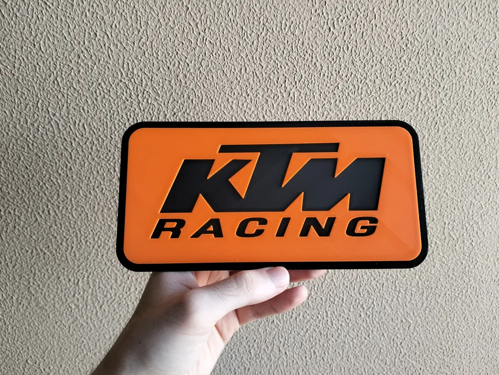 KTM racing decoration