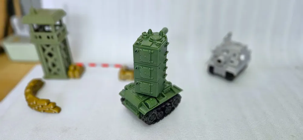 KV2x3重型坦克 Heavy Tank MINI, photo 3 of 4 - KV2x3重型坦克 Heavy Tank MINI Toys & Games