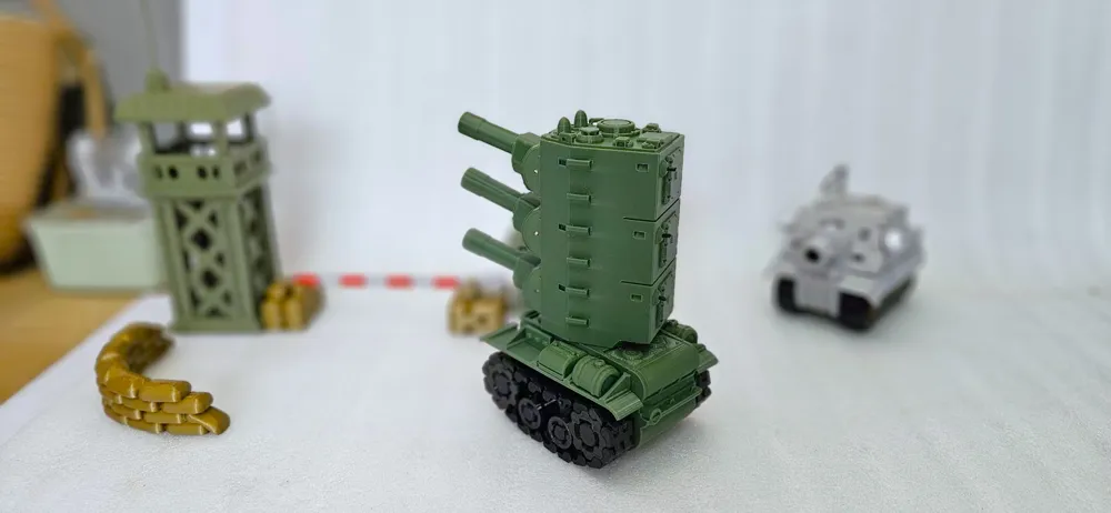 KV2x3重型坦克 Heavy Tank MINI, photo 4 of 4 - KV2x3重型坦克 Heavy Tank MINI Toys & Games