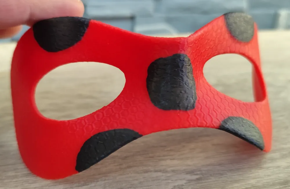 Ladybug mask, photo 4 of 4 - Ladybug mask Props & Cosplay