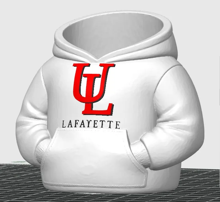 LAFAYETTE UNIVERSITY HOODIE PEN HOLDER / ORGANIZER, photo 4 of 4 - LAFAYETTE UNIVERSITY HOODIE PEN HOLDER / ORGANIZER Household
