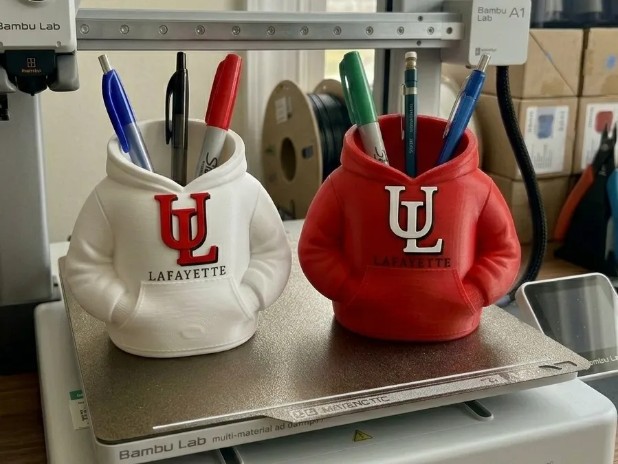 LAFAYETTE UNIVERSITY HOODIE PEN HOLDER / ORGANIZER - Home Accents, in stock in India