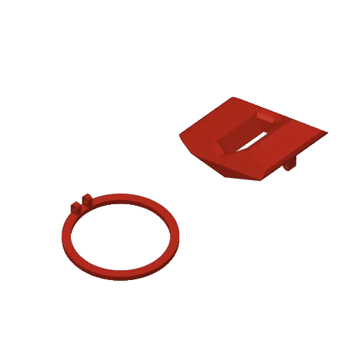 Lamborghini Push button starter cover, another view - Motorcycle Parts & Covers, car