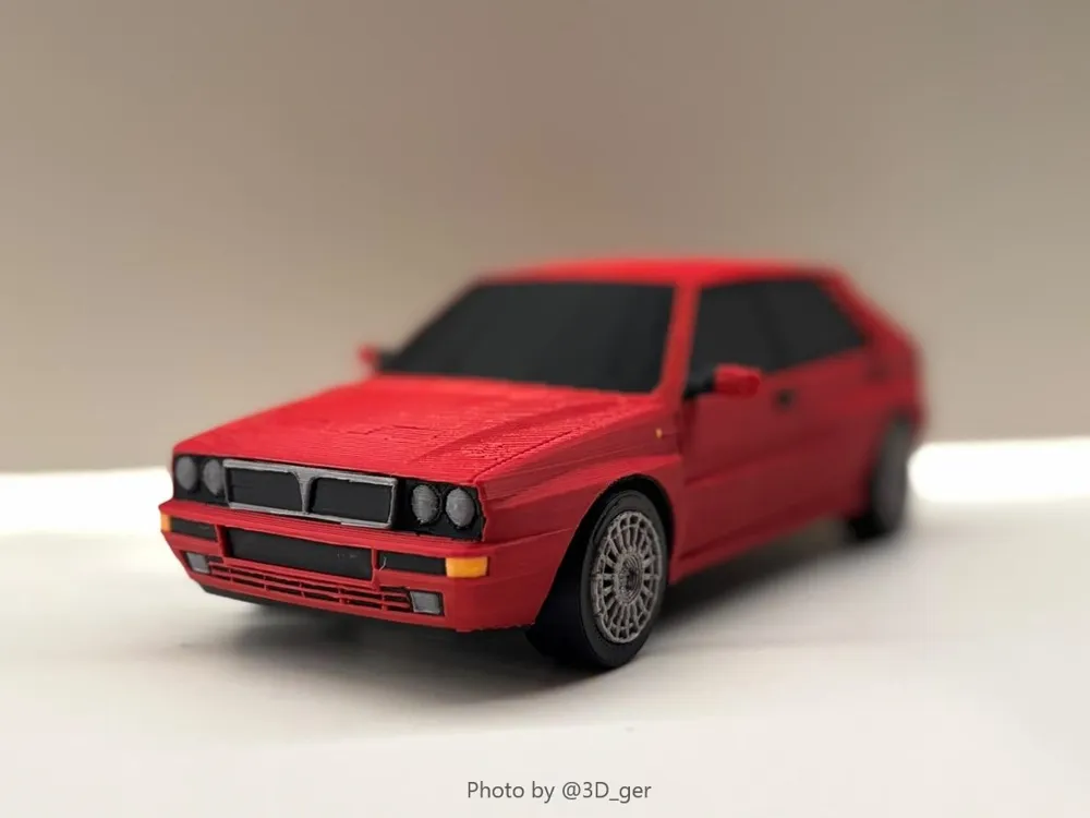 Lancia Delta HF Integrale Evo 2 Kit Card (1:24), photo 3 of 4 - Car, Tank & Vehicle Kit Cards, multicolored