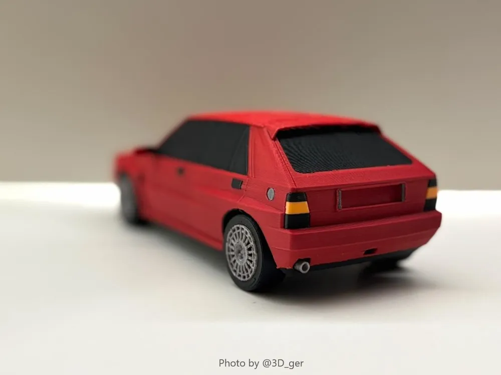 Lancia Delta HF Integrale Evo 2 Kit Card (1:24), photo 4 of 4 - Car, Tank & Vehicle Kit Cards, model