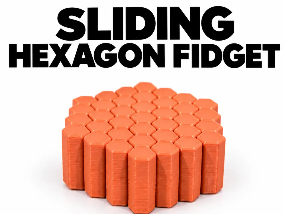 Larger Sliding Hexagon Fidget - Infinity Cubes & Twisty Fidgets, in stock