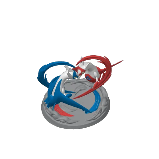 Latios & Latias, Heart of the Sky, photo 4 of 4 - Latios & Latias, Heart of the Sky Miniatures